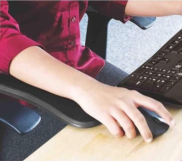 Adjustable Desk Arm & Wrist Rest Pad – Ergonomic Support for Long Hours