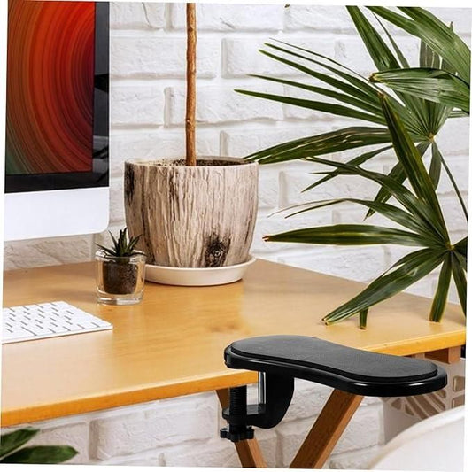 Adjustable Desk Arm & Wrist Rest Pad – Ergonomic Support for Long Hours